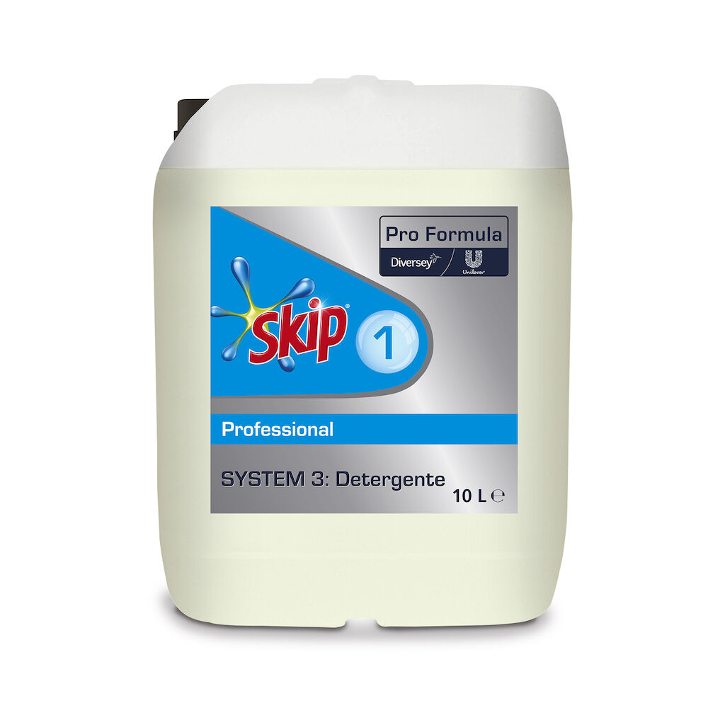 Skip Pro Formula System 3 Detergente 10L - Detergente del sistema de lavado profesional System 3