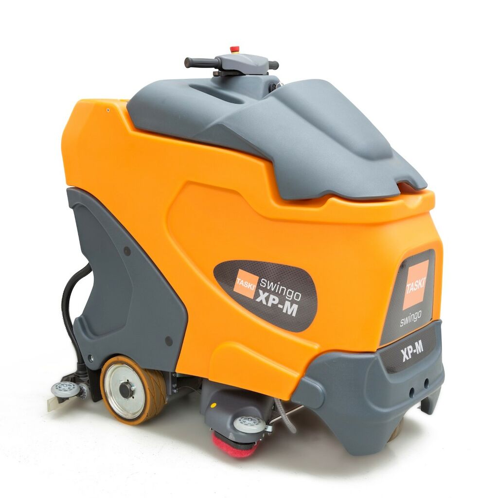 TASKI swingo XP-M B BMS 1st - Stand-on Schrobzuigmachine op batterij met interne lader