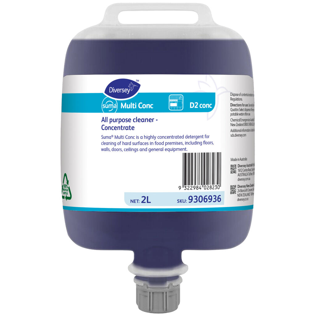 Suma Multi conc D2 Conc 3x2L - All purpose cleaner
