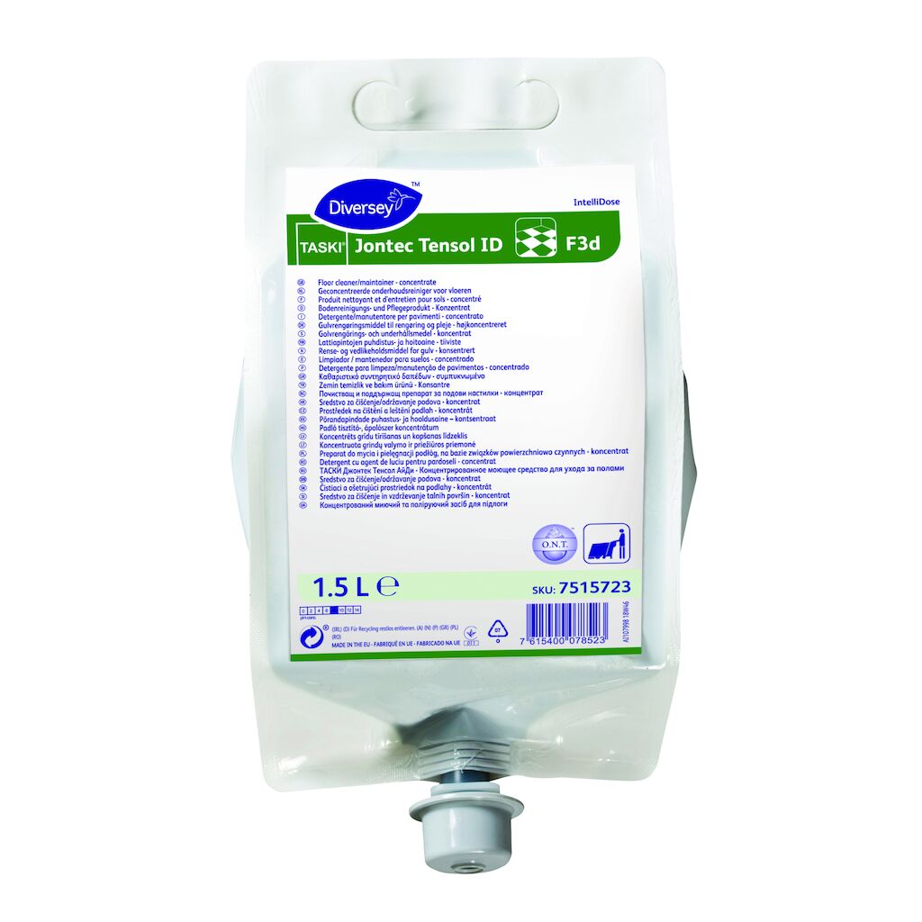 TASKI Jontec Tensol ID F3d 2x1.5L - Vloerreiniger/onderhoudsmiddel, concentraat in IntelliDose