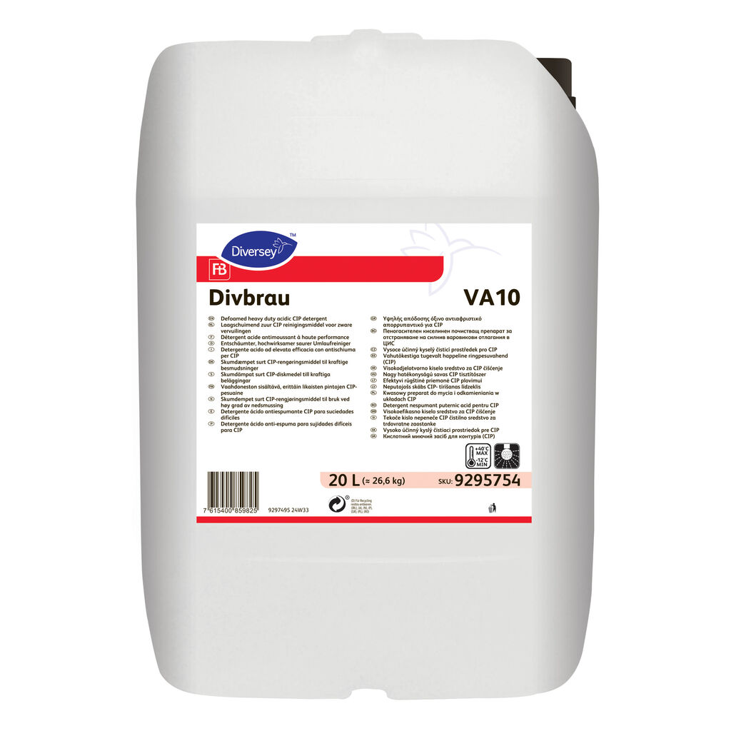 Divbrau VA10 20L - Hapan kiertopesuaine