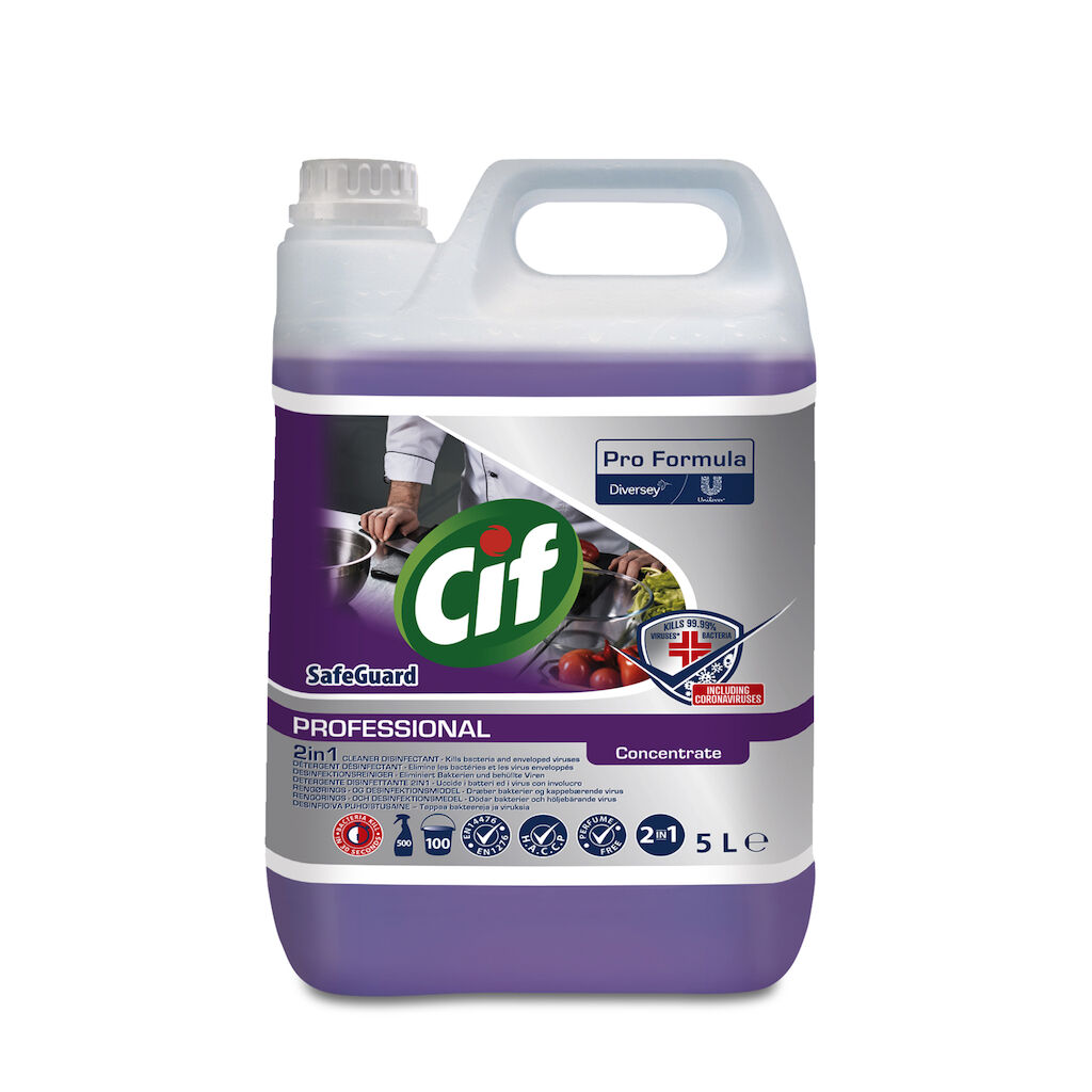 Cif Professional Safeguard 2x5L - Puhdistava desinfiointiainetiiviste