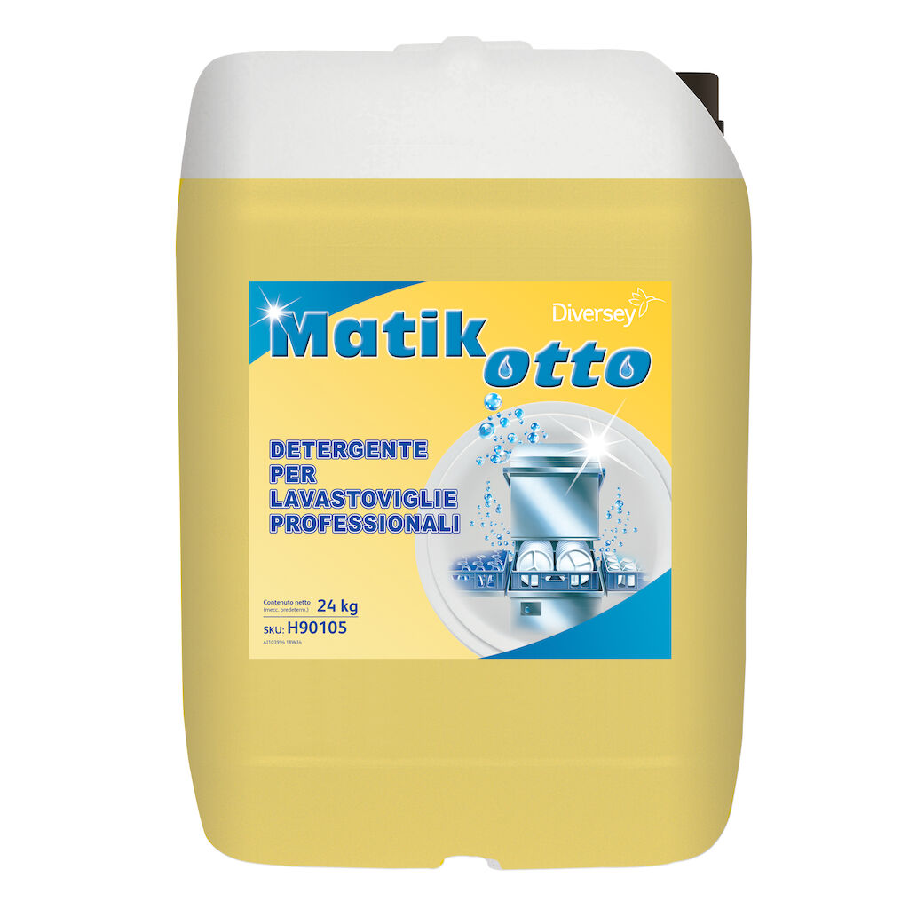 Matik Otto 24kg - Detergente alcalino per il lavaggio meccanico delle stoviglie