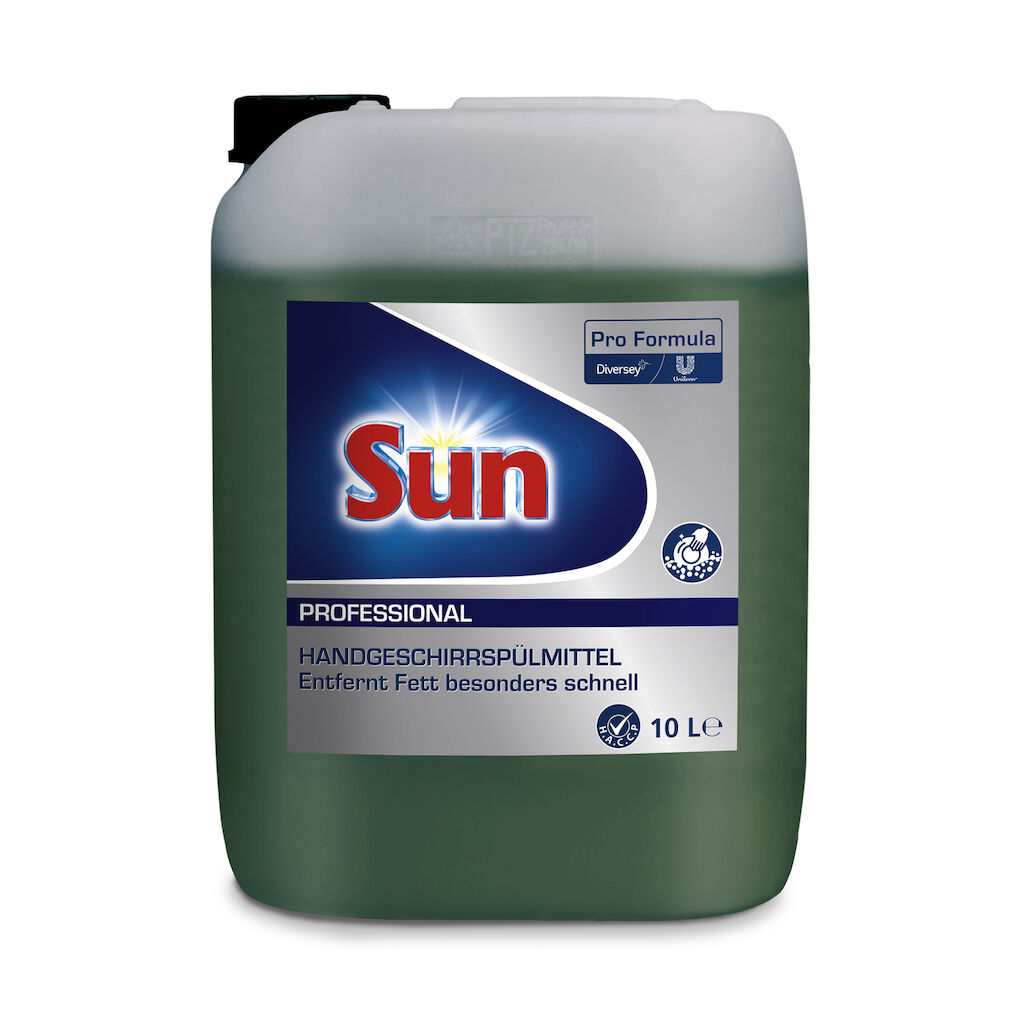 Sun Professional Handgeschirrspülmittel 10L - Handgeschirrspülmittel mit angenehmem Zitronenduft