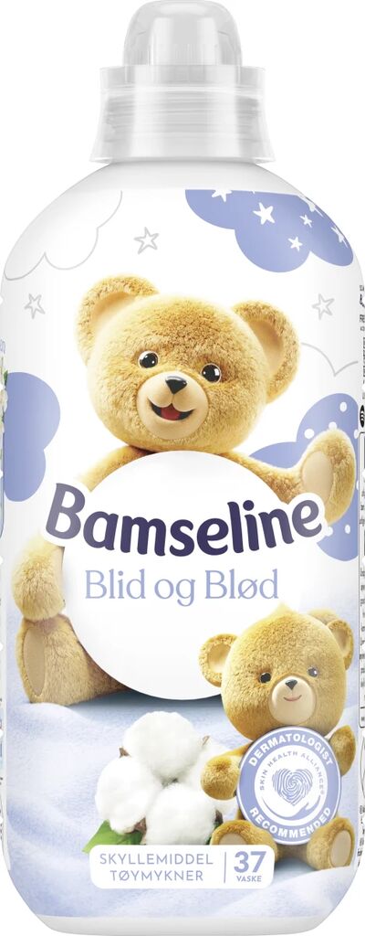 Bamseline 8x0.925L - Koncentreret Skyllemiddel - Blid og Blød