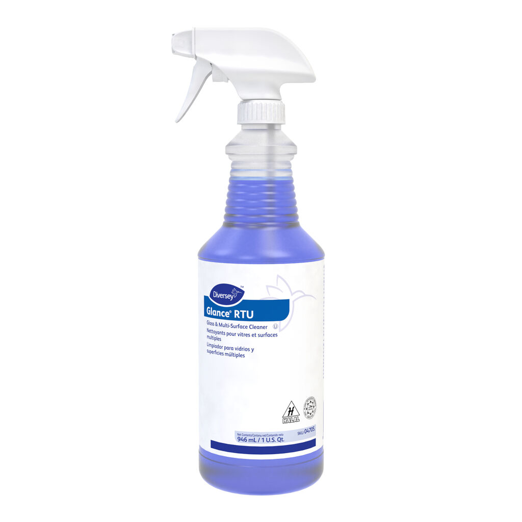 Glance® Glass & Multi-Surface Cleaner, 32foz, 12/CT - Glass