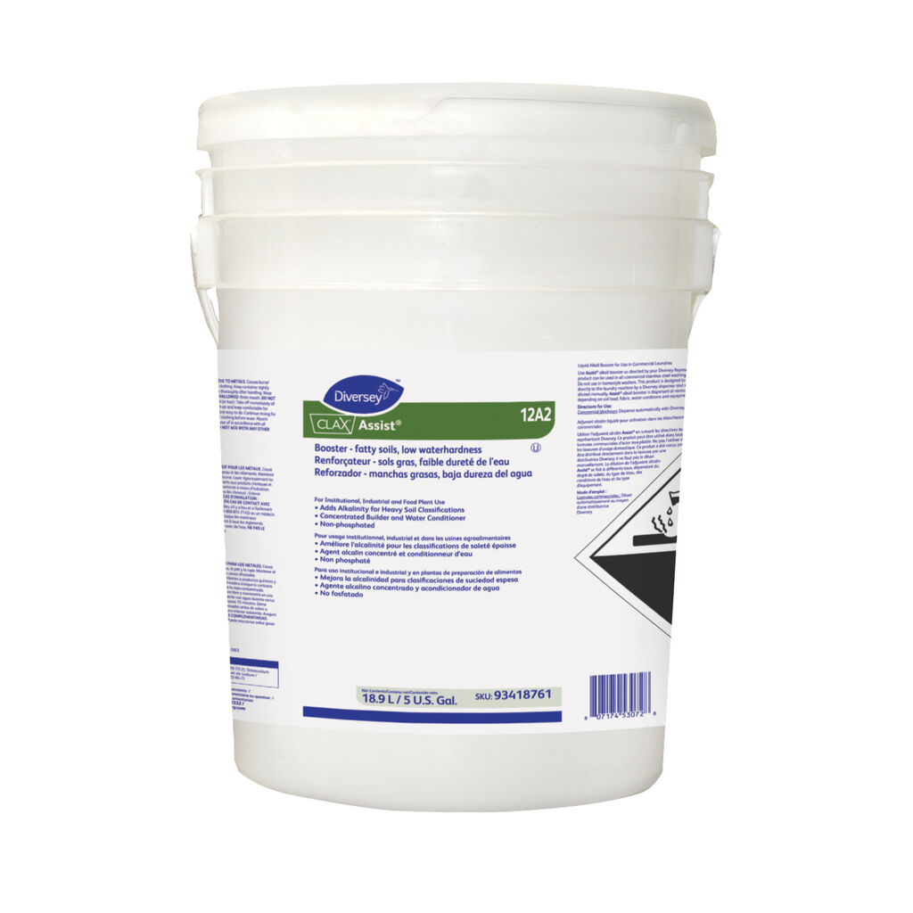 Clax® Assist® 12A2 12A2, 5gal - Booster - sols gras, faible dureté à l'eau