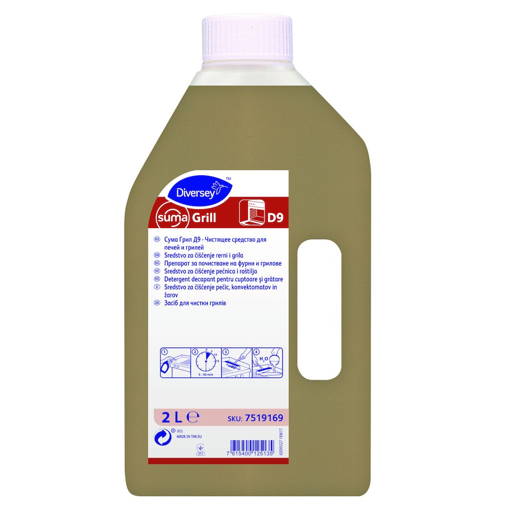 Suma Grill D9 6x2L - Detergent decapant pentru cuptoare şi grătare