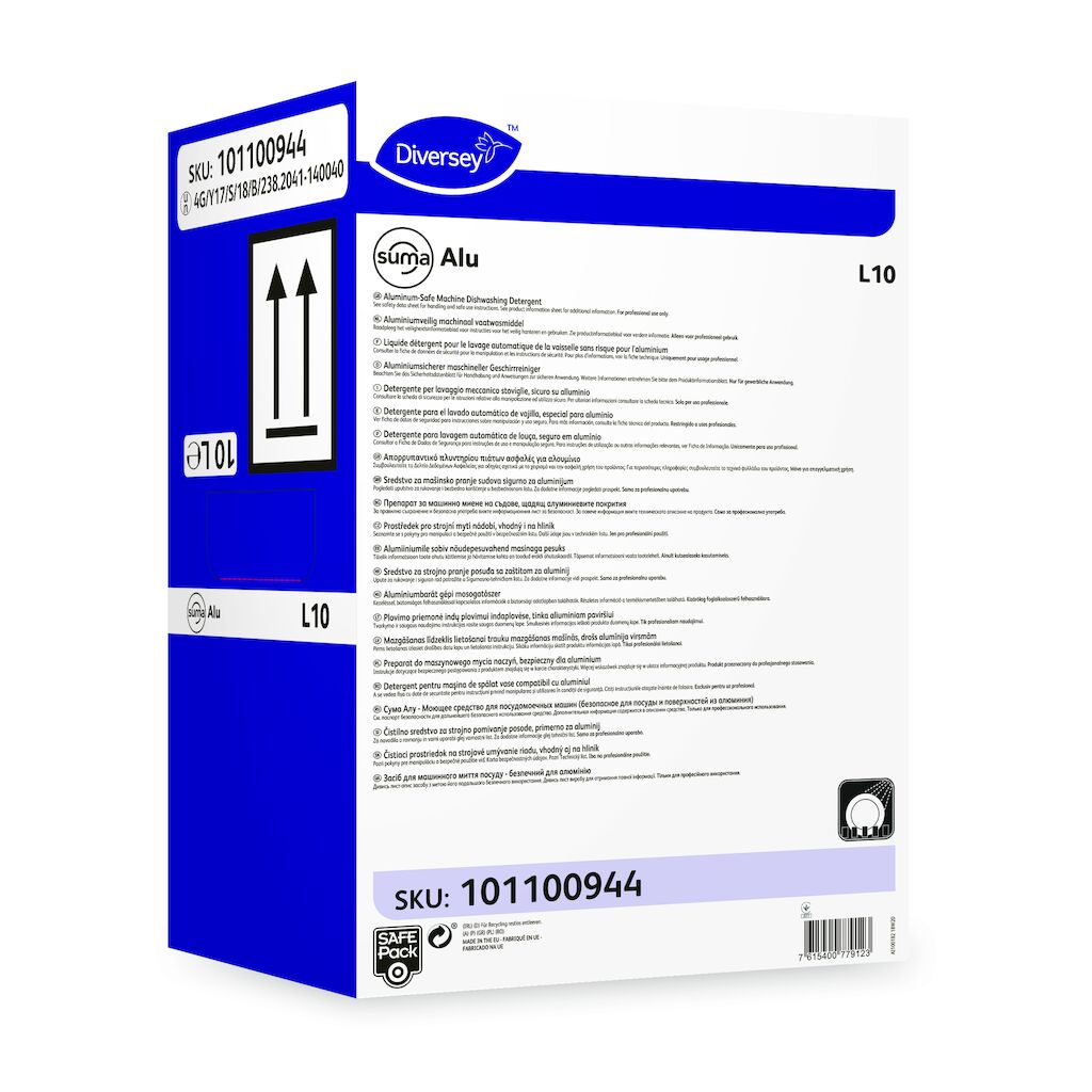 Suma Alu L10 10L - Detergente para el lavado automático de vajilla, especial para aluminio