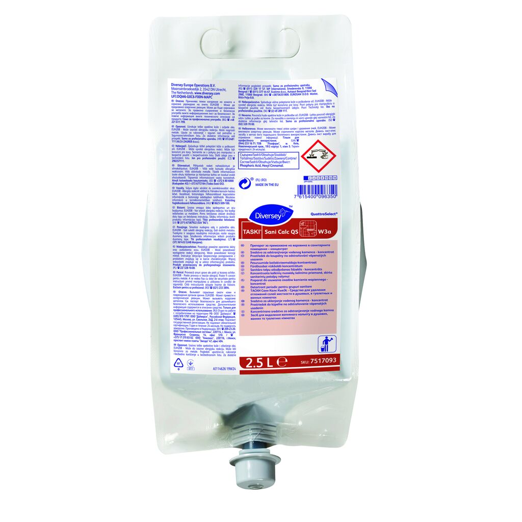 TASKI Sani Calc QS W3a 2x2.5L - Sanitairontkalker - concentraat