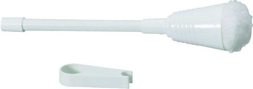 Brosses WC avec support pour Sani WC Premium / Sani Antikalk 6x1pc - Accessoires pour TASKI Sani Antikalk pour le nettoyage de base hygiénique et pratique des WC. Inclus : pince pour fixer la moppe à la bouteille de 1L.