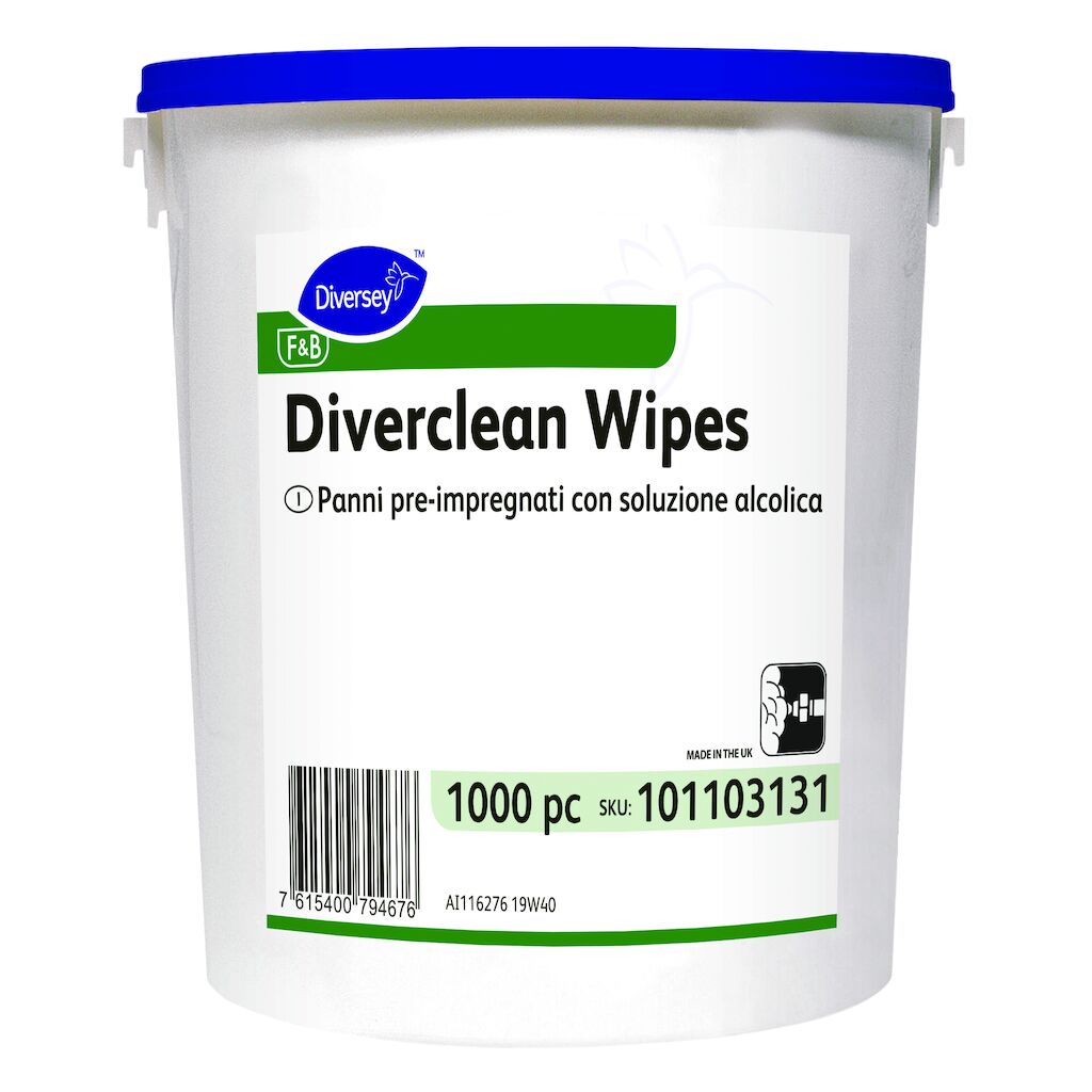 Diverclean Wipes 1000x