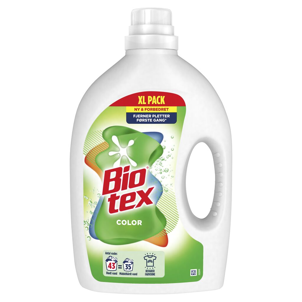 Biotex Flydende Color 5x1.75L - Til farvet tøjvask