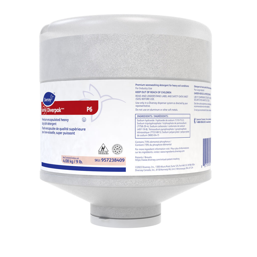 Suma® DiverpakTM/MC P6 P6, 9lb, 4/CT - Premium encapsulated heavy