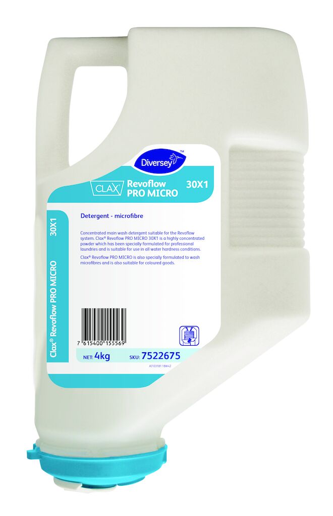 Clax Revoflow PRO MICRO 30X1 3x4kg - Detergent - microfibre