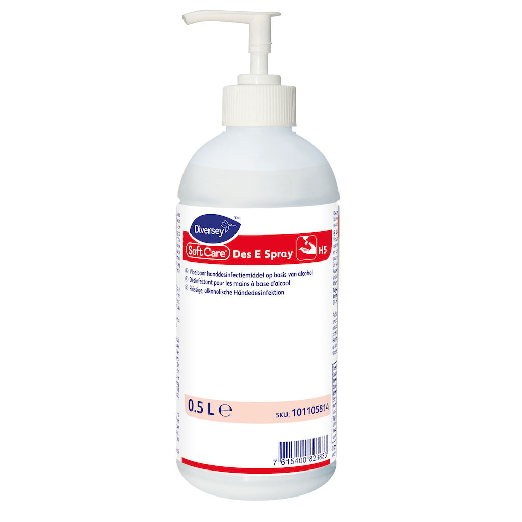Soft Care Des E Spray H5 10x0.5L - Handdesinfectiemiddel