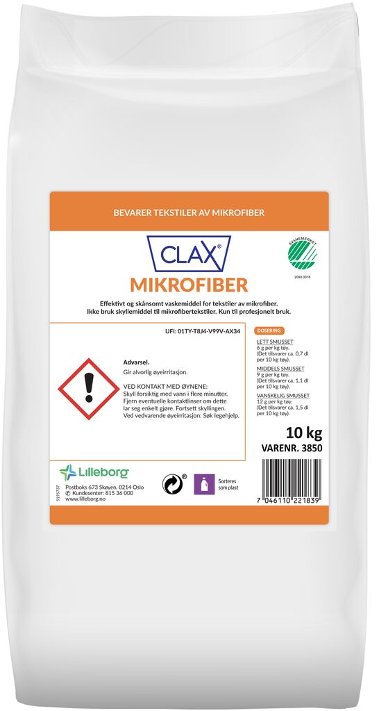 CLAX MIKROFIBER 10kg