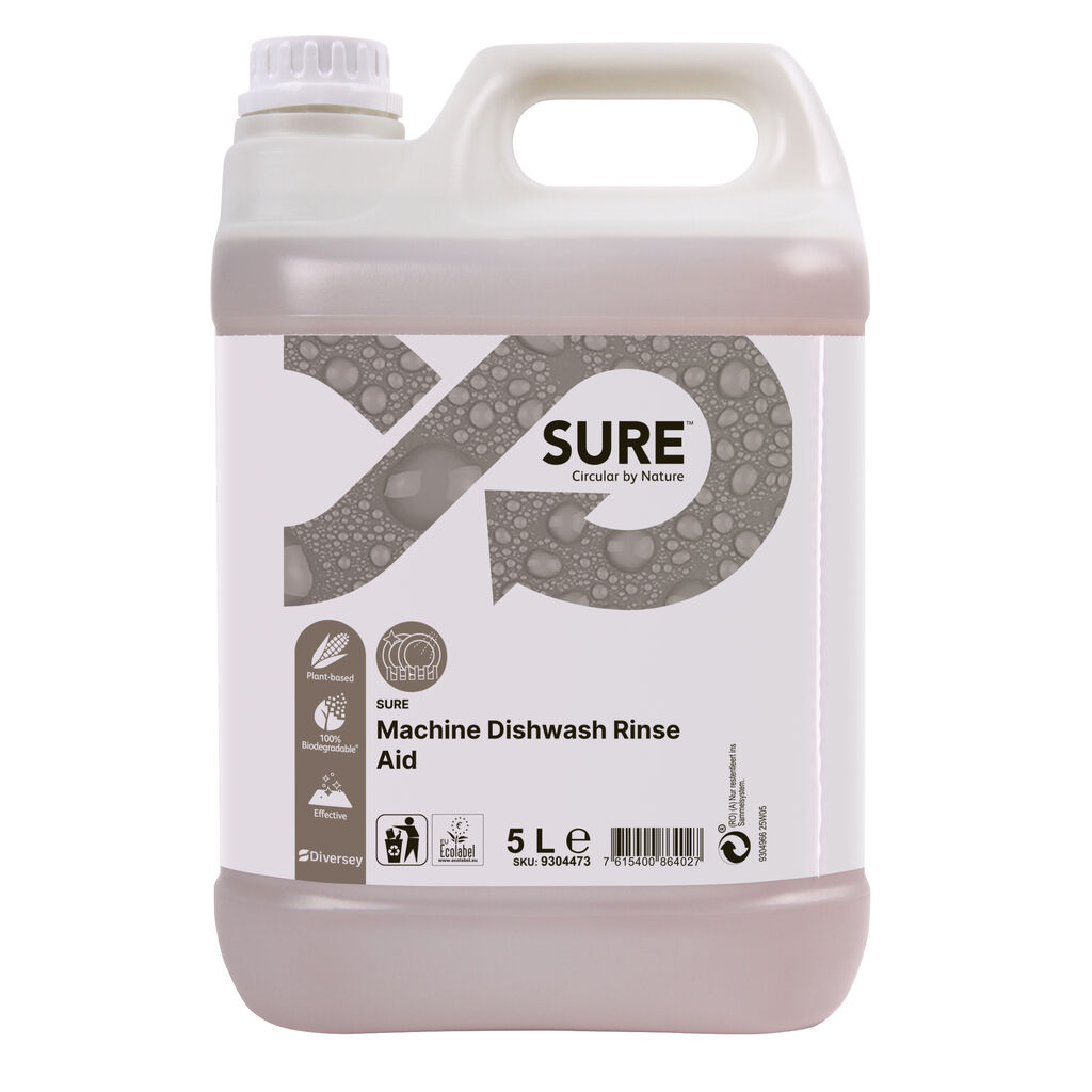 SURE Machine Dishwash Rinse Aid 2x5L - Kwasowy nabłyszczacz do płukania naczyń