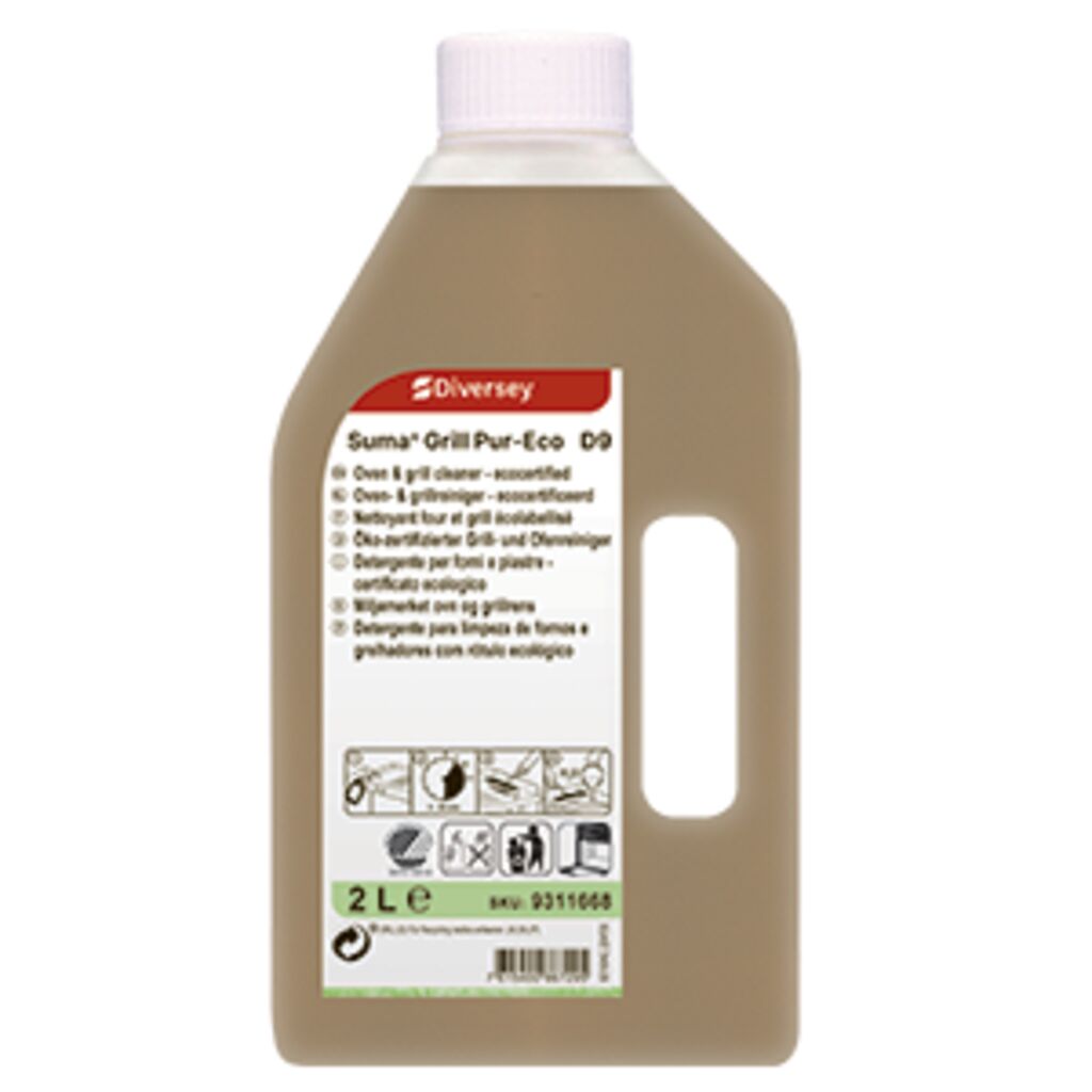 Suma Grill Pur-Eco D9 6x2L - Detergente per forni e grill - certificato ecologico