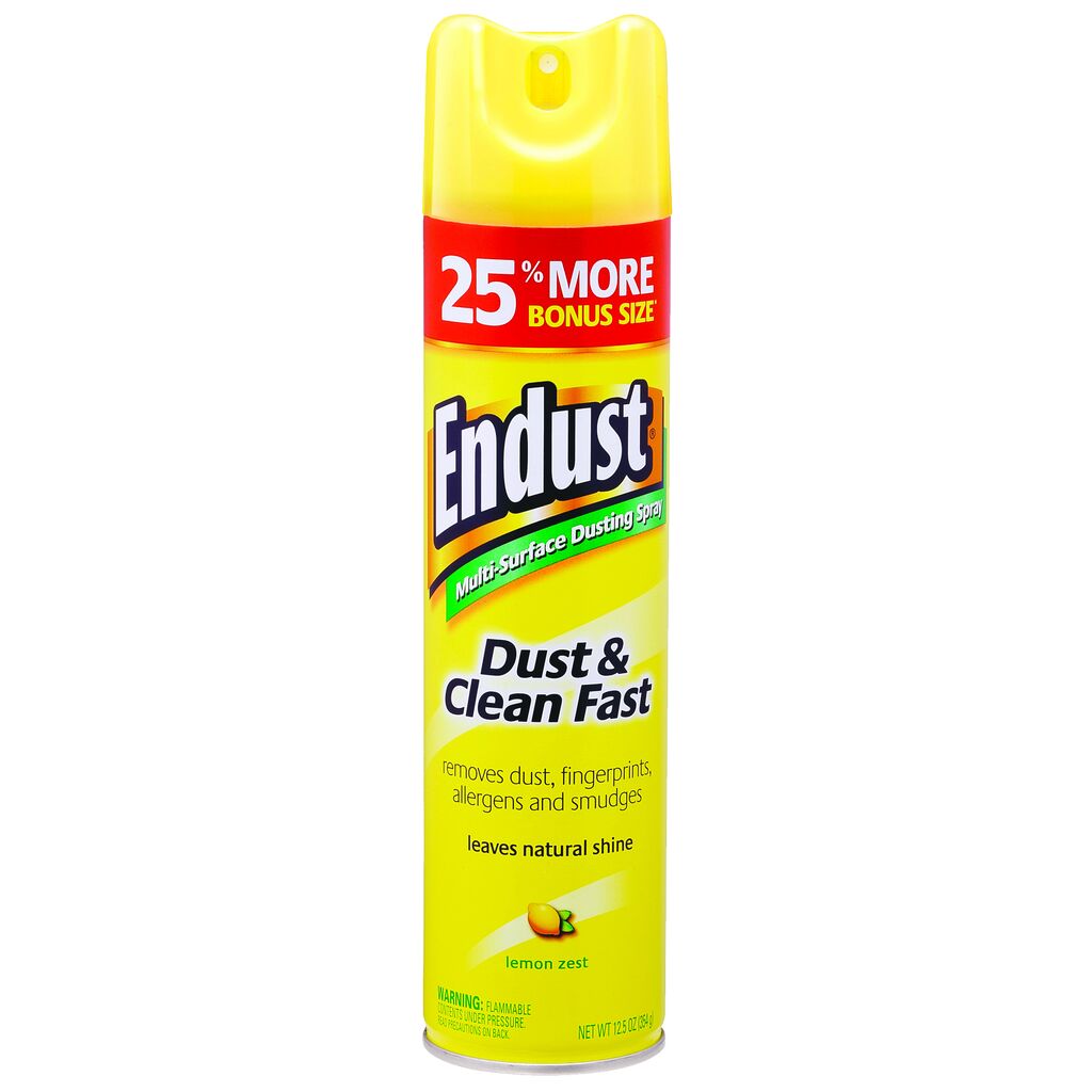 Endust® Multi-Surface Dusting & Cleaning Spray Lemon Zest, 12.5oz, 6/CT