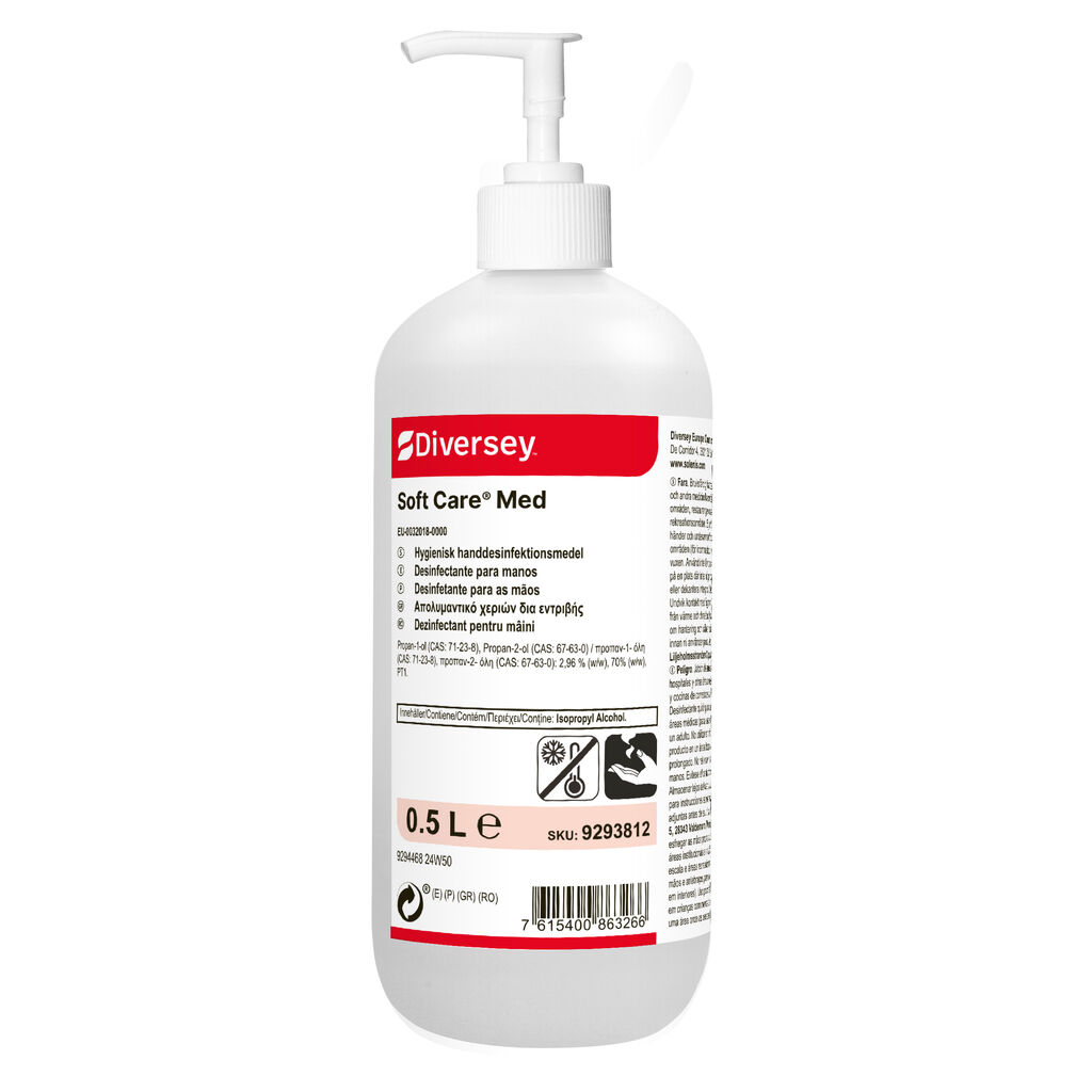 Soft Care Med 6x0.5L - Dezinfectant instant pentru mâini / dezinfectant pentru piele