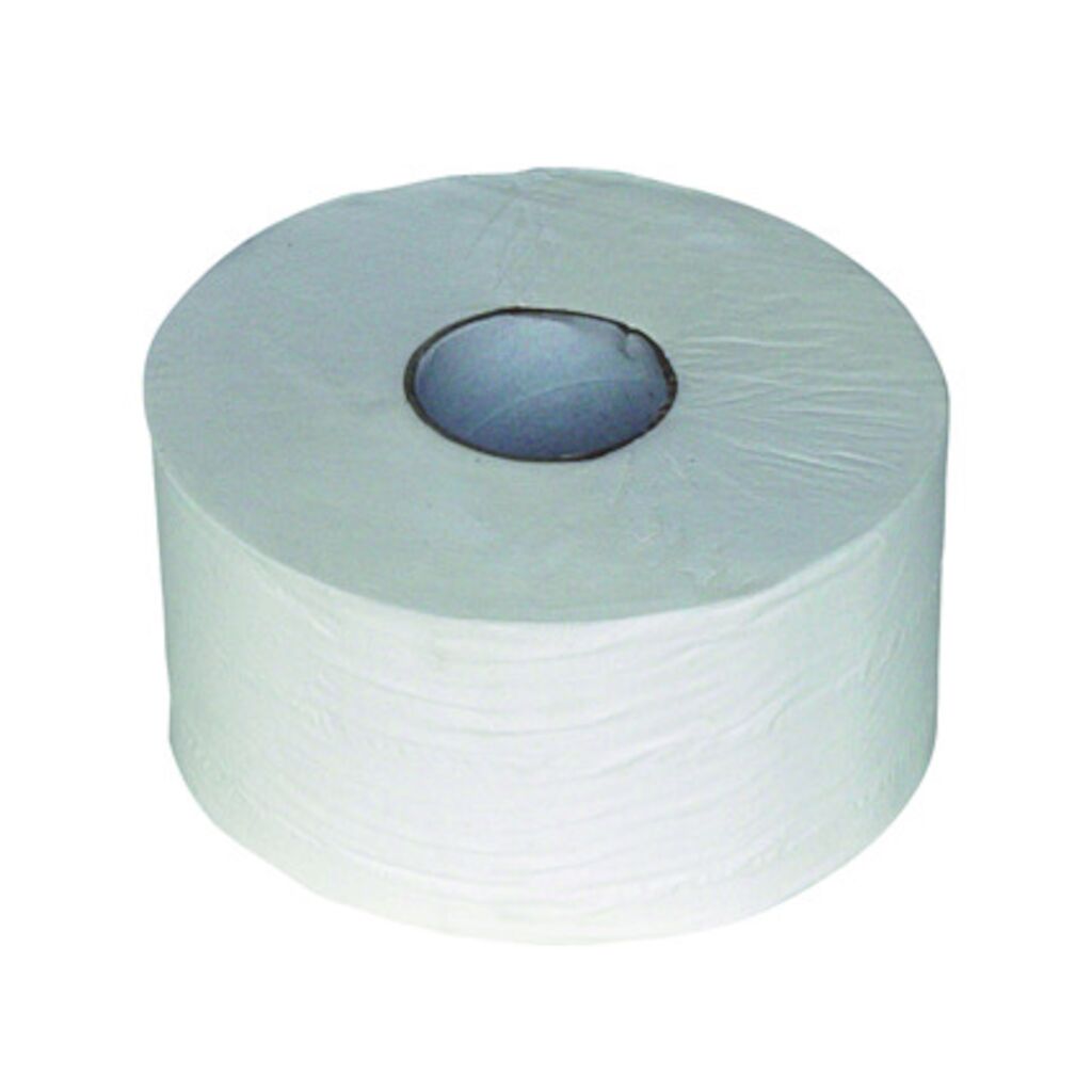DIB Toiletrol Maxi Jumbo 6x6st - Wit - Jumbo Maxi toiletpapier (2 laags, wit, 380 m) - 6 rollen