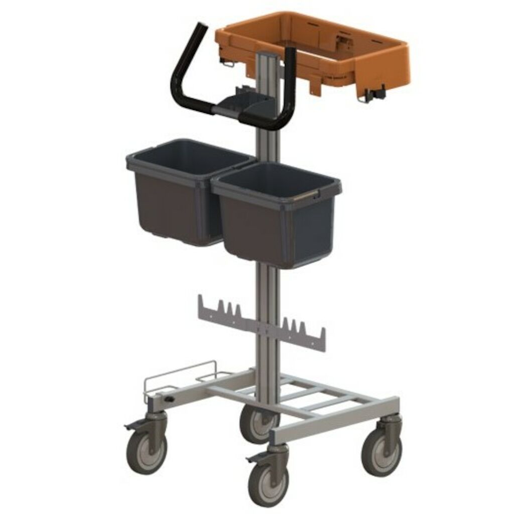 TASKI Lean small site 1st - 360 x 450 x 1100 cm - En extra liten städvagn