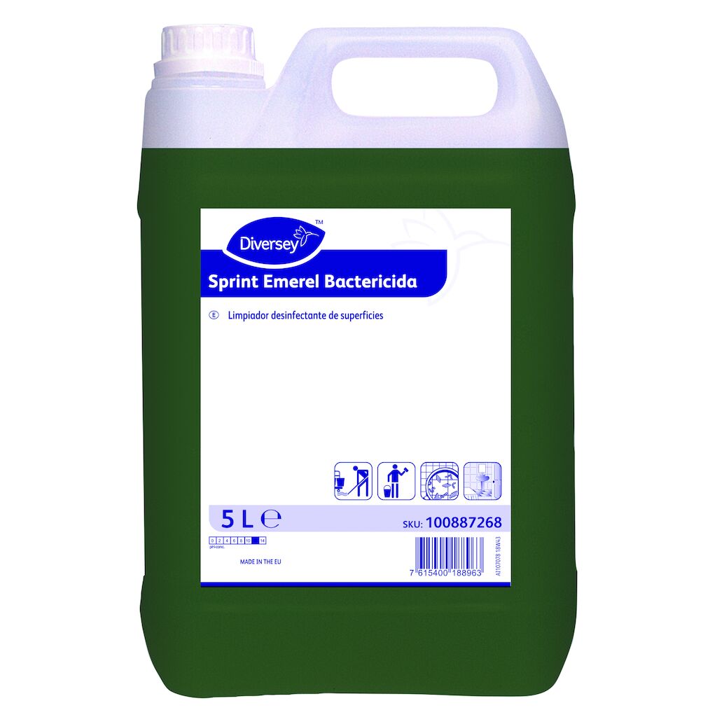 Sprint Emerel Bactericida 2x5L - Limpiador general desinfectante