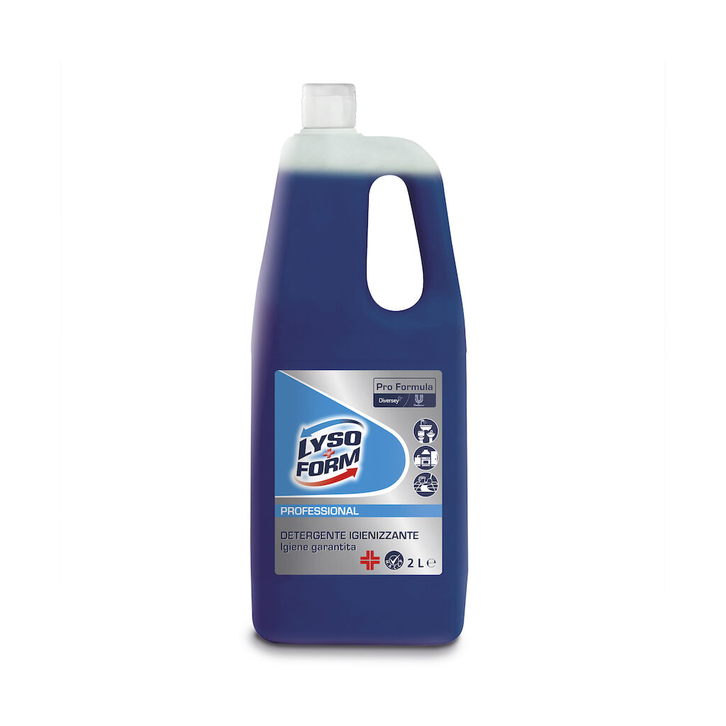 Lysoform Pro Formula Classico Plus 6x2L - Disinfettante battericida lieviticida ad azione detergente e deodorante