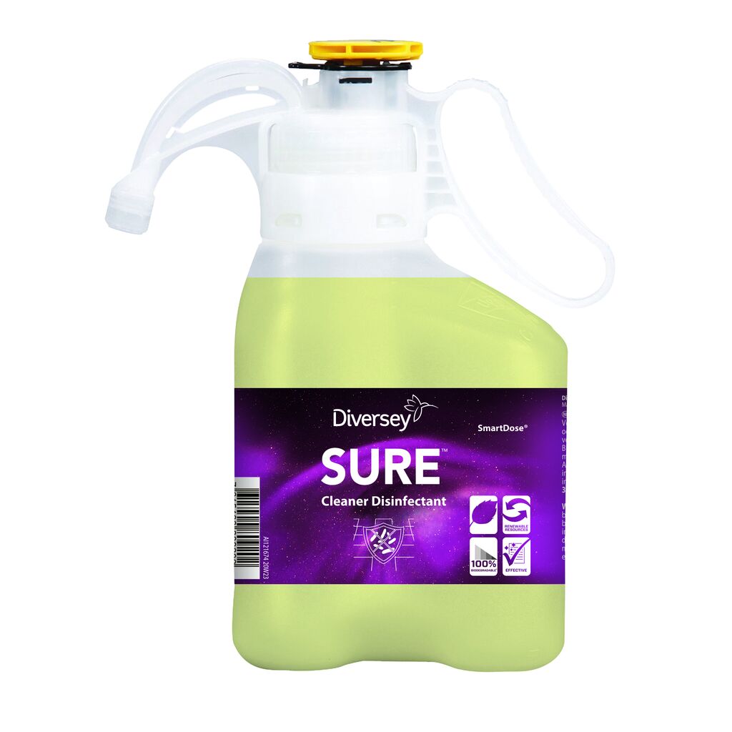 SURE Cleaner Disinfectant 1.4L - Geconcentreerde reiniger desinfectant in SmartDose™