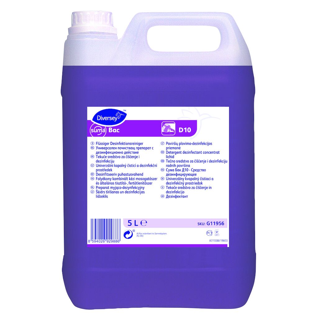 Suma Bac D10 2x5L - Detergent dezinfectant concentrat lichid