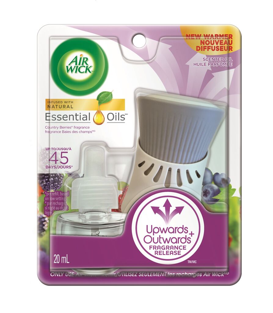 AIR WICK® Scented Oil  Dispenser Country Berries Kit 1, 1ea, 6/CT