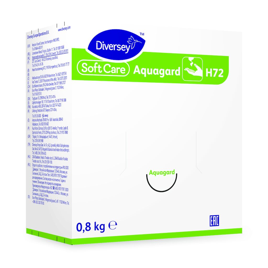 Soft Care Aquagard H72 6x0.8kg - Crème de protection cutanée professionnelle