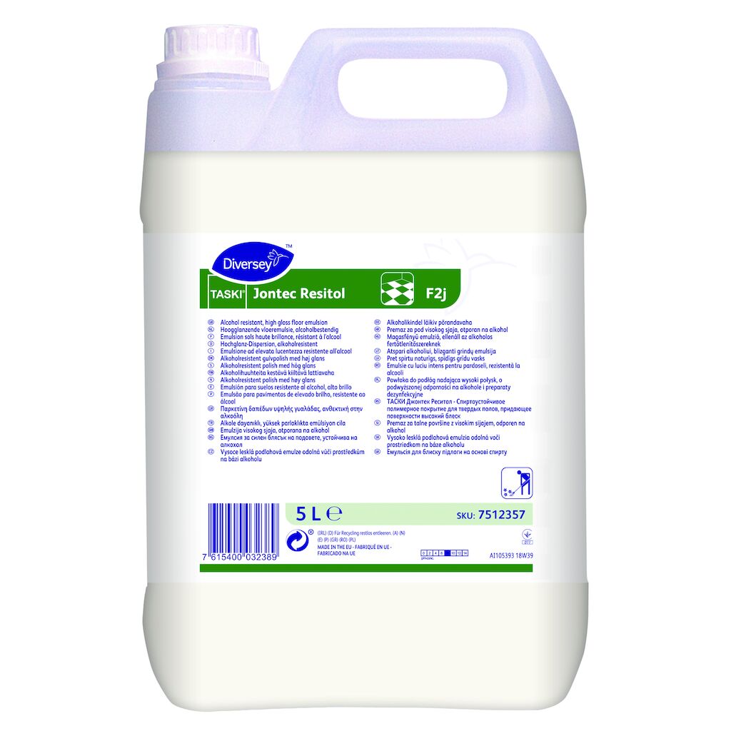 TASKI Jontec Resitol F2j 2x5L - Kiiltävä lattiavaha