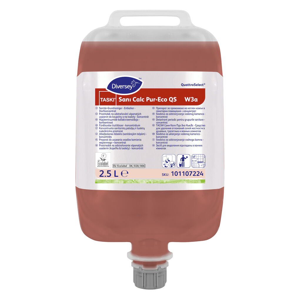 TASKI Sani Calc Pur-Eco QS 2x2.5L - Fürdőszoba vízkőoldó a QuattroSelect® rendszerhez