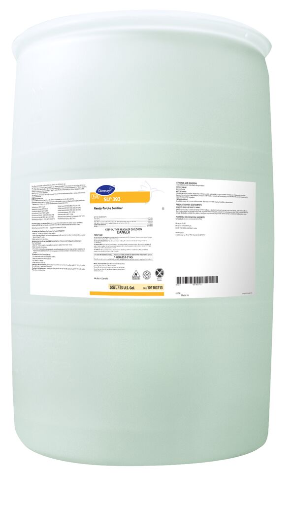 SU 393, 55gal - RTU SPRAY CLEANER AND SANITIZER