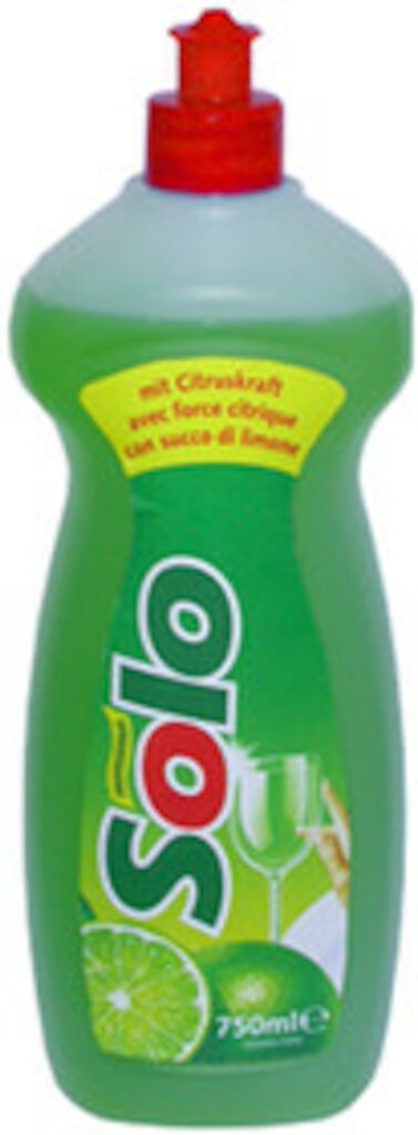 Solo Professional 3x4x0.75L - Detersivo per piatti a mano con succo di limone