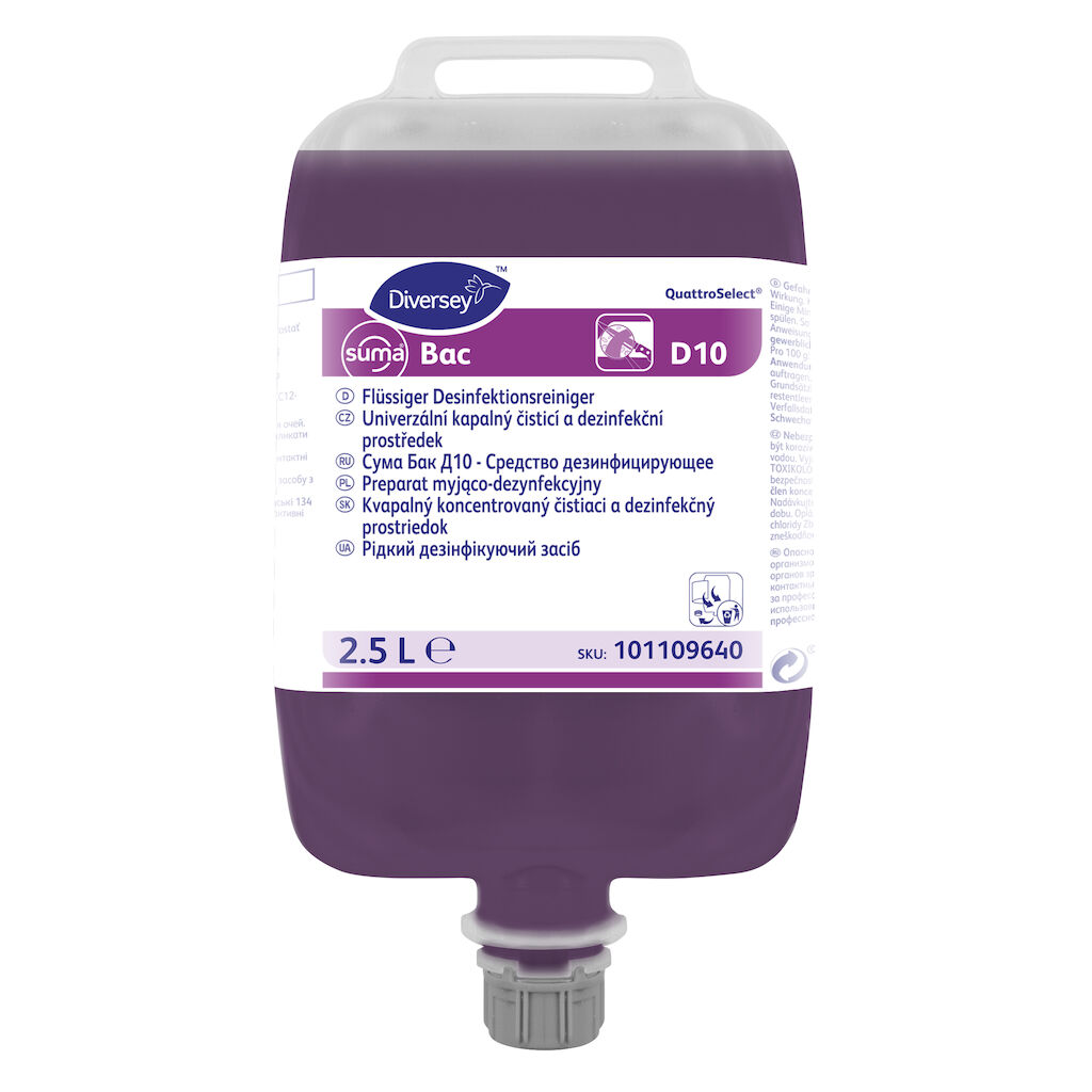 Suma Bac D10 2x2.5L - Flüssiger Desinfektionsreiniger