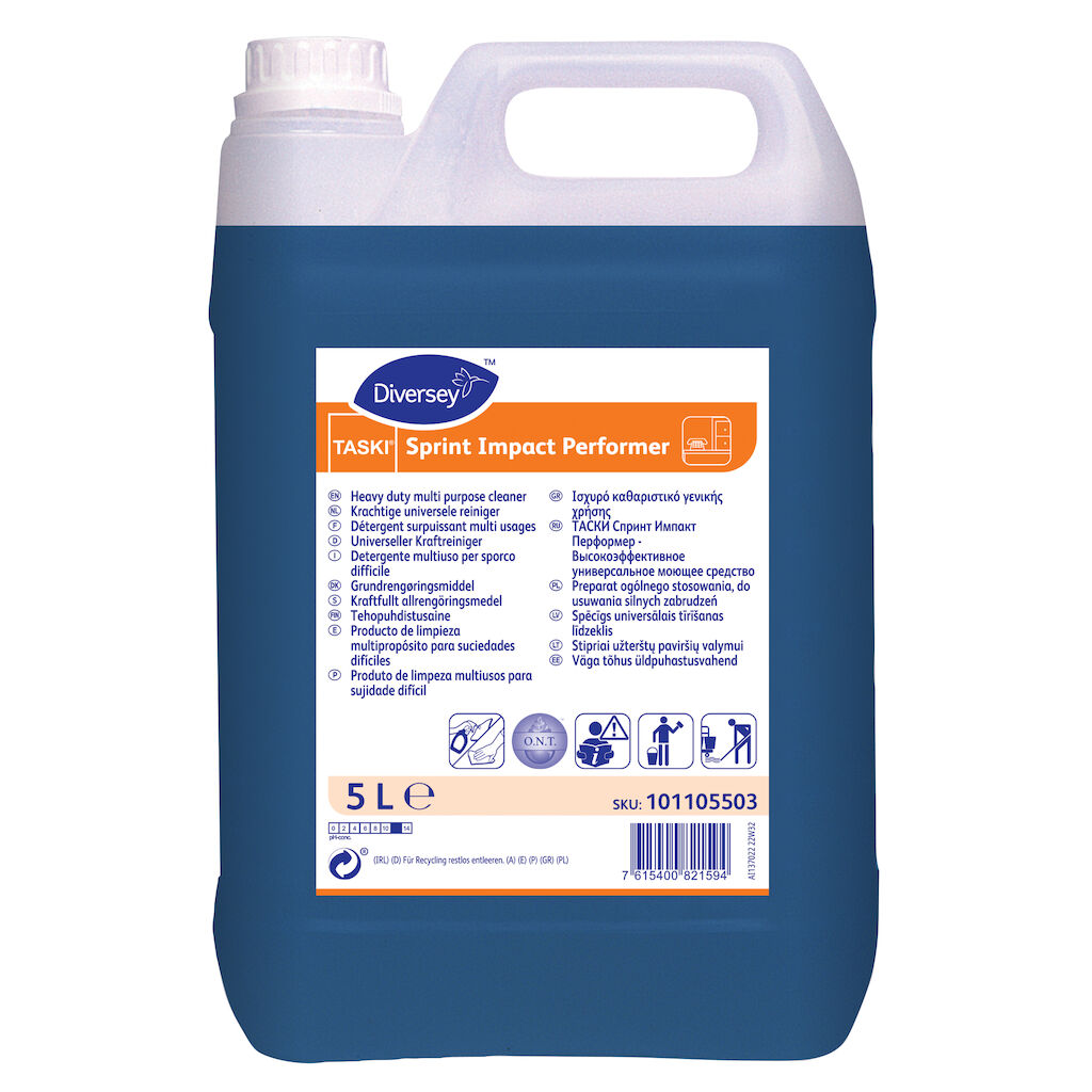 TASKI Sprint Impact Performer 2x5L - Detergente universale potente