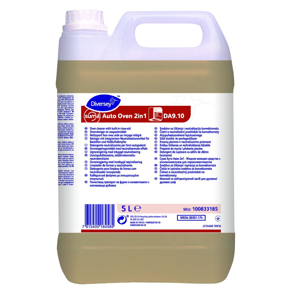 Suma Auto Oven 2in1 DA9.10 2x5L - Detergent de cuptoare cu aditiv de clătire încorporat