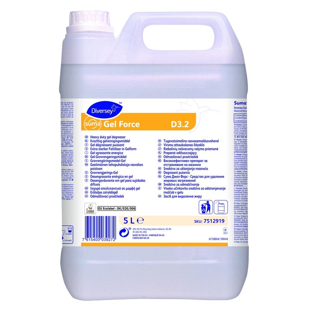 Suma Gel Force D3.2 2x5L - Degresant puternic