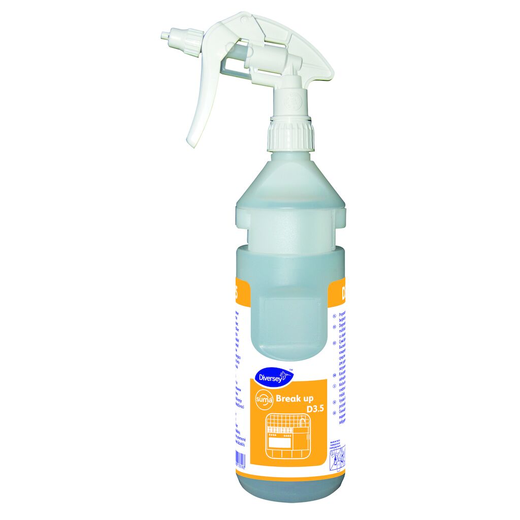 Suma Break up conc Empty Bottlekit - 750ml D2.9 6x1pc - Spray bottle 750 ml canyon foam trigger white, empty for Suma Break Up D3.5