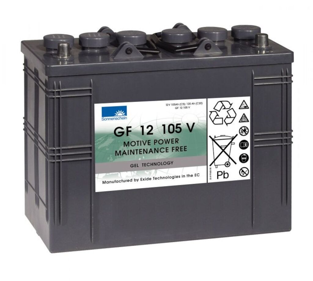 Batteria gel 1pz - 12V / 105Ah