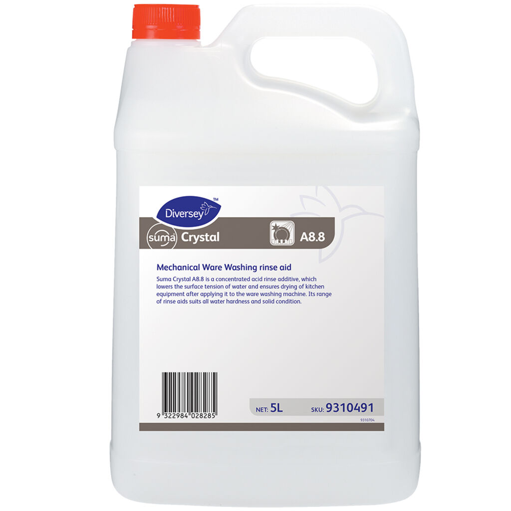 Suma Crystal A8.8 2x5L - Mechanical ware washing rinse aid system
