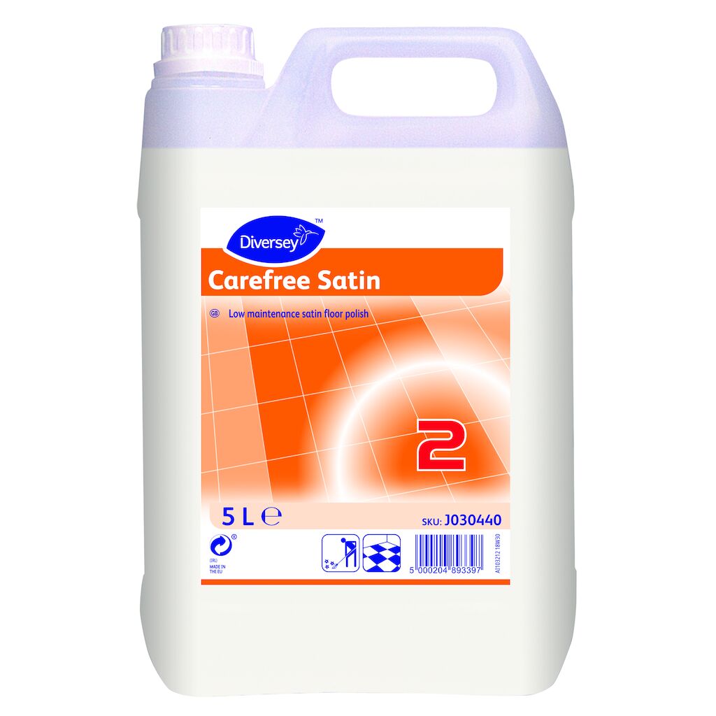Carefree Satin 2x5L - Low maintenance satin floor polish