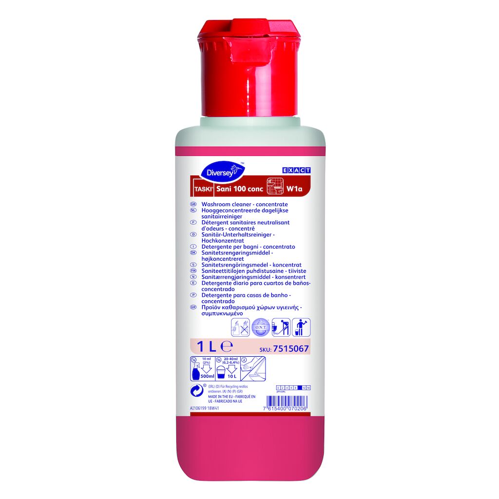 TASKI Sani 100 conc 6x1L - Krachtige sanitairreiniger