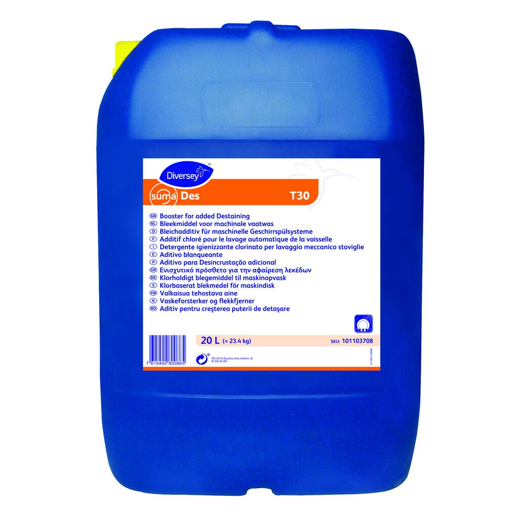 Suma Des T30 20L - Détachant assainissant pour le lavage automatique de la vaisselle