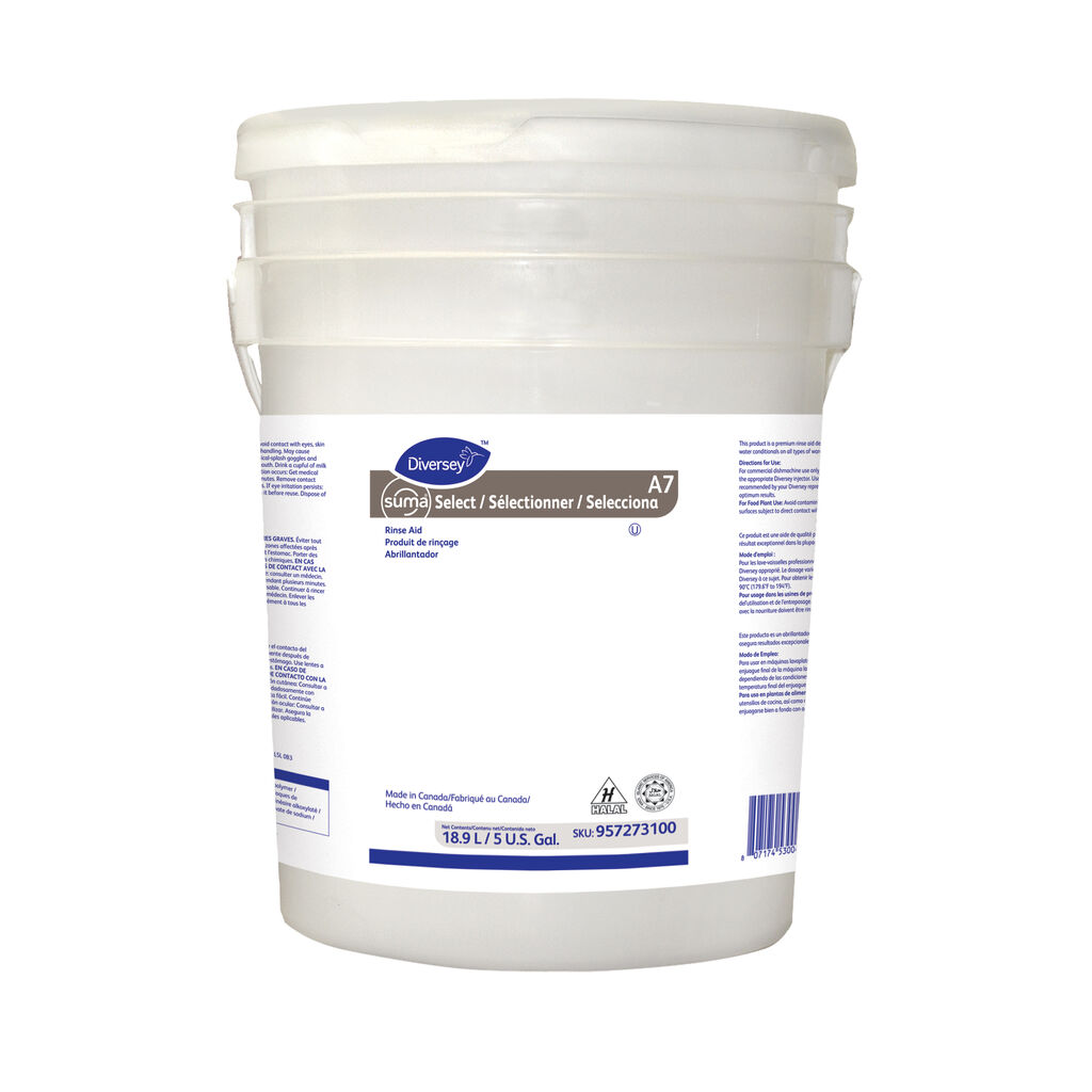 Suma® Select A7, 5gal - Rinse Aid