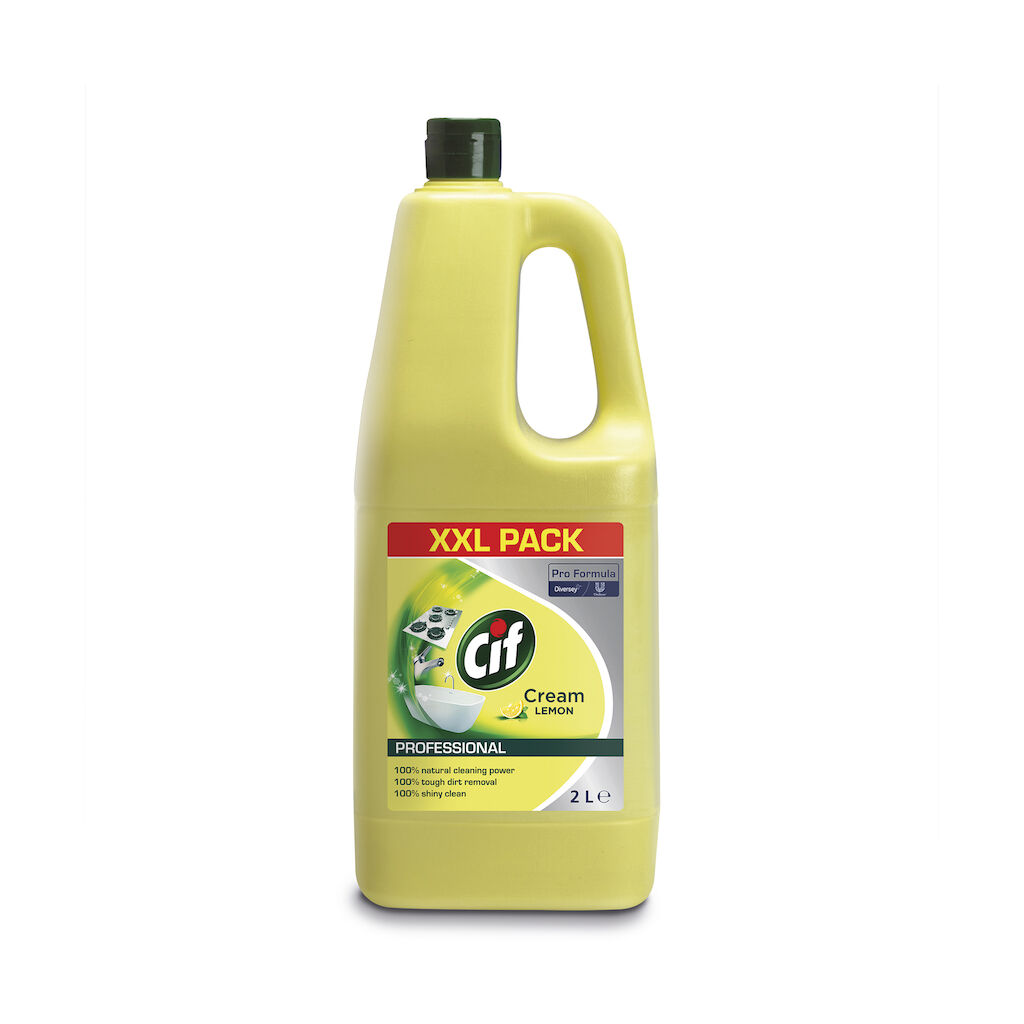 Cif Professional Cream Lemon 6x2L - Cremereiniger mit natürlichen Mikropartikeln