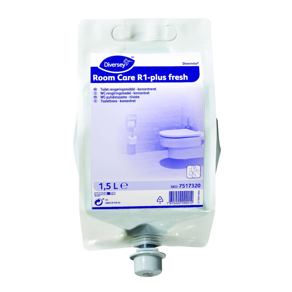Room Care R1-plus fresh 2x1.5L - WC-rengöringsmedel - koncentrat